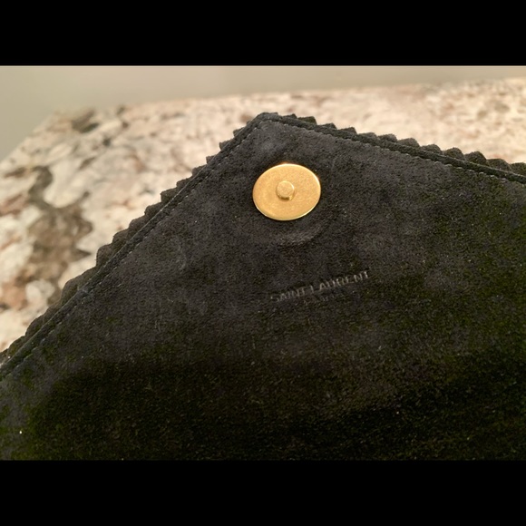 YSL Saint Laurent Monogram Fringe Crossbody Bag, - Picture 7 of 11